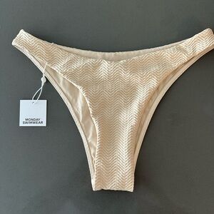 Monday Swim Tamarama Bottom Vanilla Crinkle